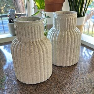 Elegant Textured Vases